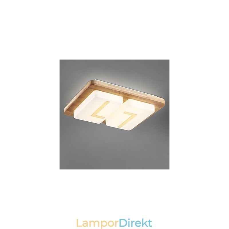 Flush Mount Mini Style Modern Contemporary Wood