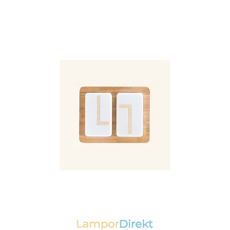 Flush Mount Mini Style Modern Contemporary Wood