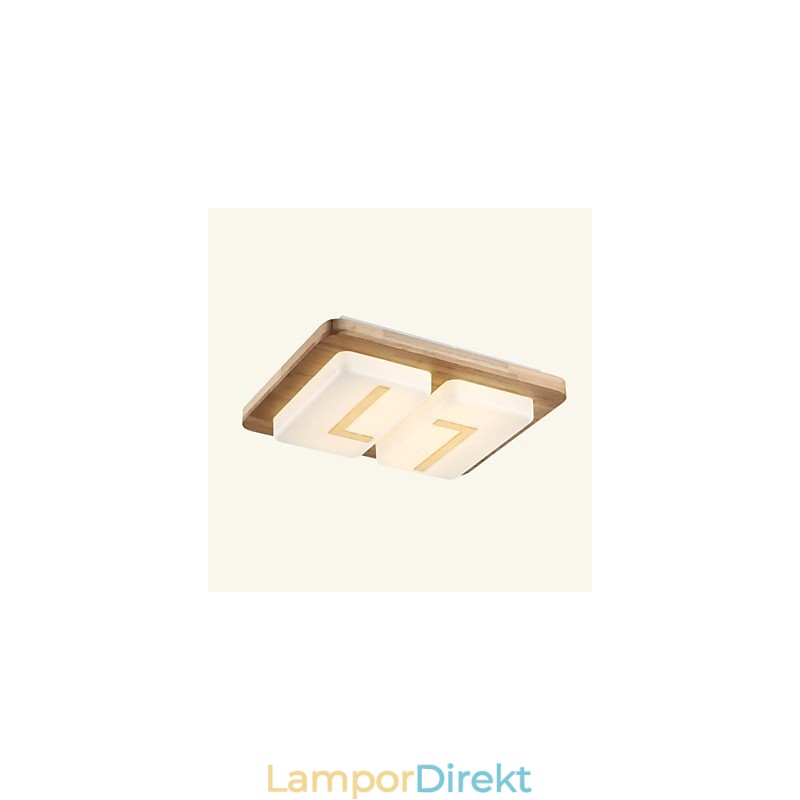 Flush Mount Mini Style Modern Contemporary Wood