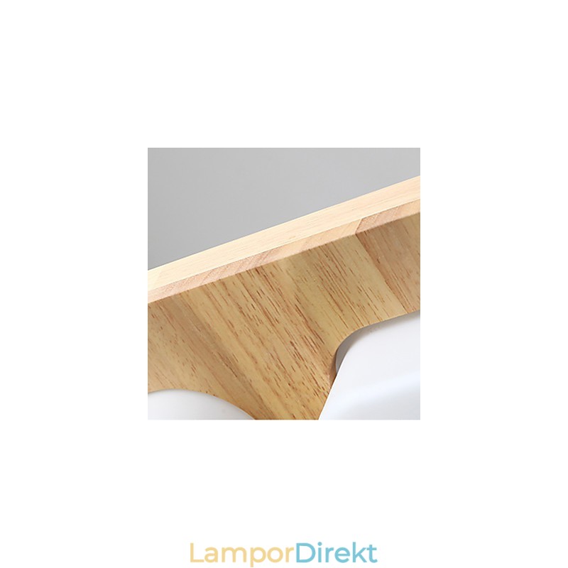 Flush Mount Mini Style Modern Contemporary Wood