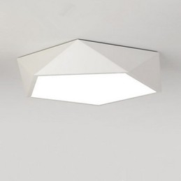Modern Samtida Målning Metal Flush Mount