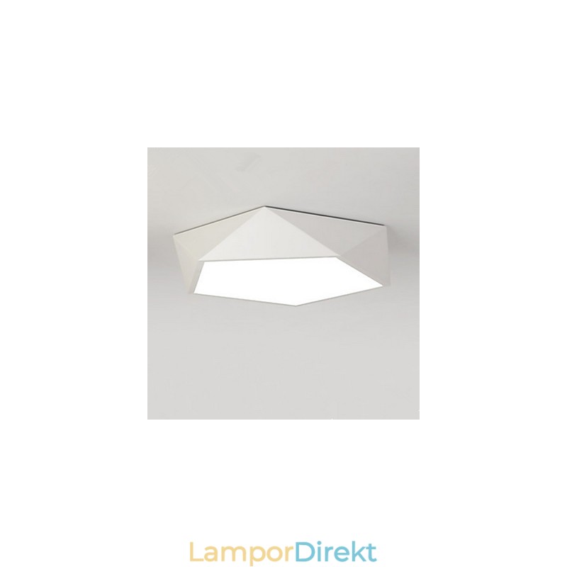 Modern Samtida Målning Metal Flush Mount
