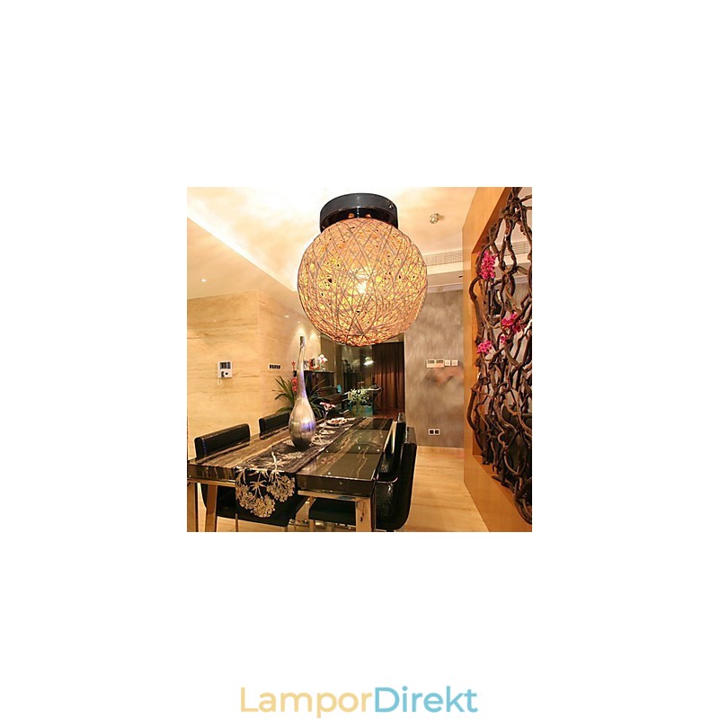1 Ljus Taklampa I Kulformad Skärm