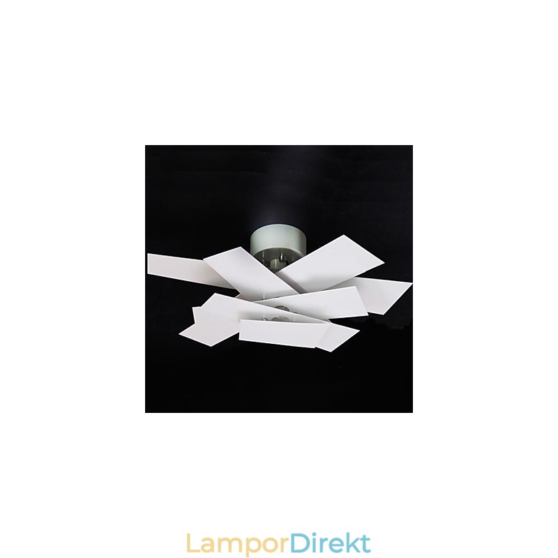 Flush Mount Light Vit Varmvitt Ljus Mode Enkel Creative Propeller