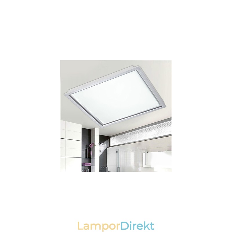 Integrerad Takljuspanel Lampa Vit Kant