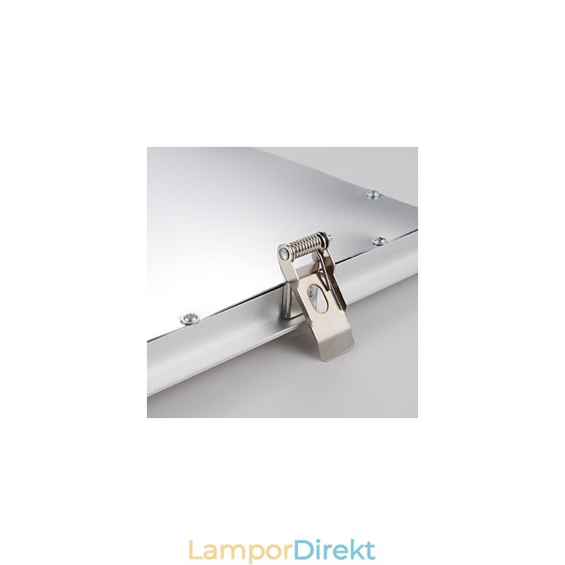 Integrerad Takljuspanel Lampa Vit Kant