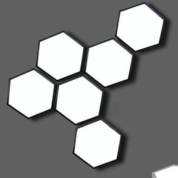 Absorbera Dome Light Hexagonal Geometry Lights Lampa