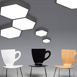 Absorbera Dome Light Hexagonal Geometry Lights Lampa