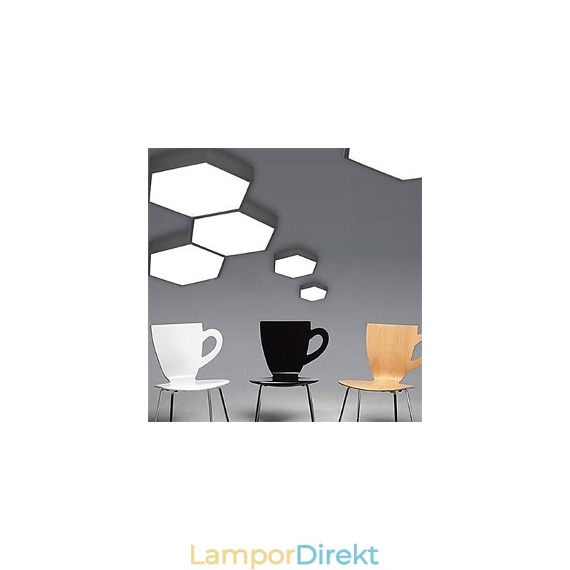 Absorbera Dome Light Hexagonal Geometry Lights Lampa