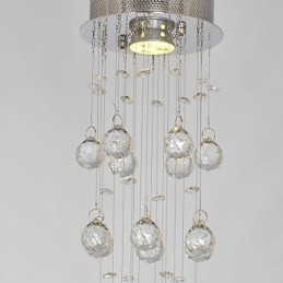 Lyxig Kristalllampa
