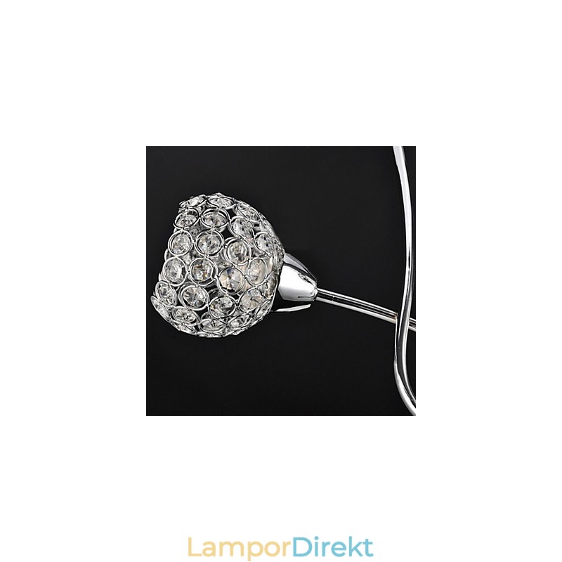 Modern Och Modern Traditionell Klassisk Kristall Galvaniserad Metall Hänglampa Flush Mount