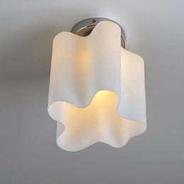 Strålkastare Och Lyktor Glasmoln Absorberar Dome Light Pendel Light