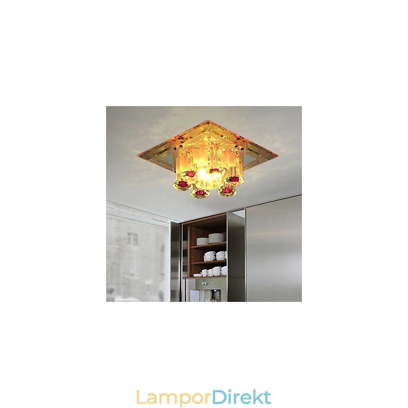 Kristalllampa Smd Creativetube Spotlight Absorbera Kupolljus