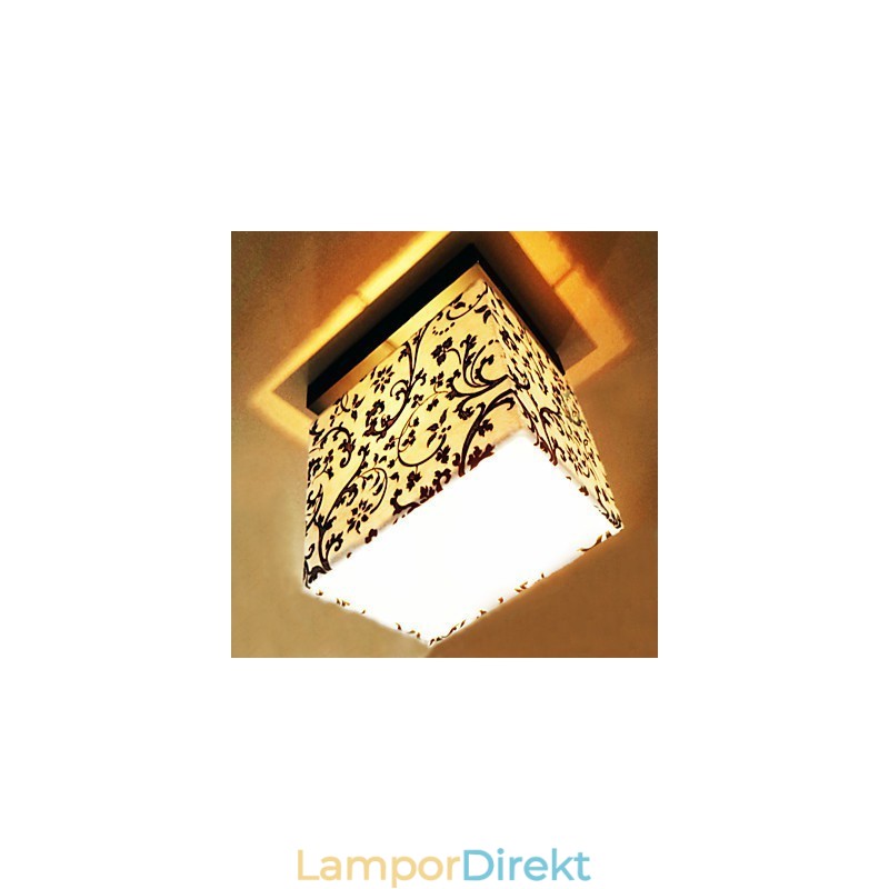 Modern Samtida Målning Metal Flush Mount