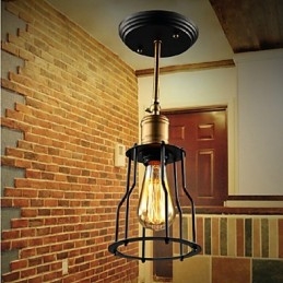 Flush Mount Traditionell Klassisk Rustik Lodge Vintage Retro Country Metal