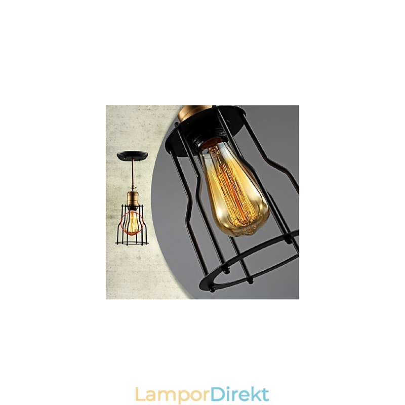 Flush Mount Traditionell Klassisk Rustik Lodge Vintage Retro Country Metal