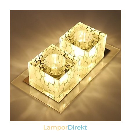 27*15*5Cm Kristall Taklampa Spotlight Smd 6W Creative Lamp Rör Ljus Färgglad Färg Kupolljus 27*15*5Cm Kristall Taklampa Spotlight Smd 6W Creative Lamp Rör Ljus Färgglad Färg Kupolljus