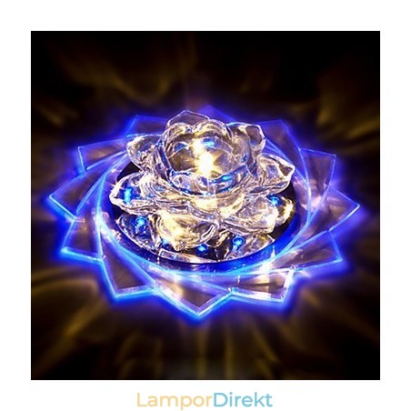 20*8,5 Cm Mini Crystal Taklampa Spotlight 3W Creative Lamp Rör Ljus Färgglad Färg Fyrkantig Dome Light