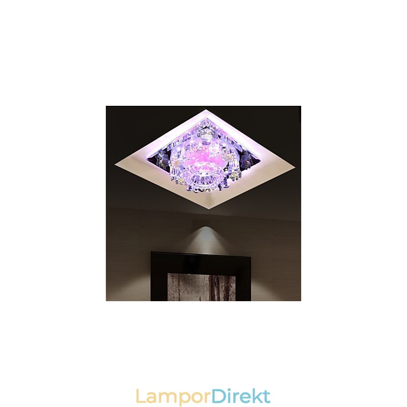 Fyrkantig Smittkoppslampa Light Crystal Light Creatives Dome Light Tube Lamp Light