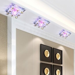 Fyrkantig Smittkoppslampa Light Crystal Light Creatives Dome Light Tube Lamp Light