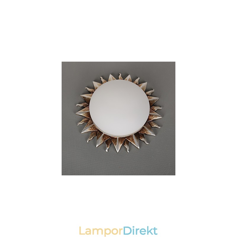 26*8Cm Samtida Och Kontrakterad Tecknad Konst Solrosor Absorberar Kupolljus