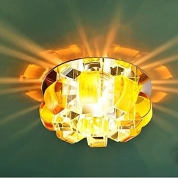 12*4.5Cm Kristalllampa Smd Creativetube Spotlight Absorbera Kupolljus