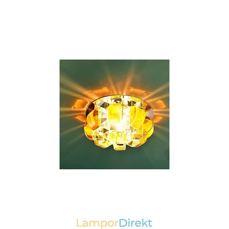 12*4.5Cm Kristalllampa Smd Creativetube Spotlight Absorbera Kupolljus