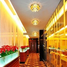 12*4.5Cm Kristalllampa Smd Creativetube Spotlight Absorbera Kupolljus