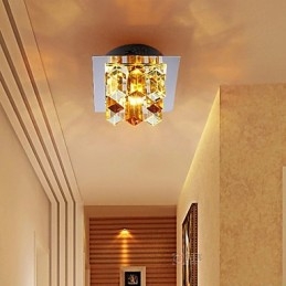 12*4.5Cm Kristalllampa Smd Creativetube Spotlight Absorbera Kupolljus