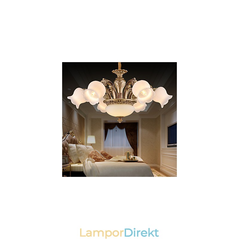 Modern Samtida Andra Metall Ljuskrona