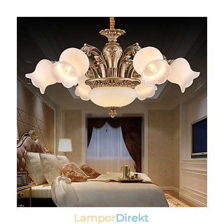 Modern Samtida Andra Metall Ljuskrona