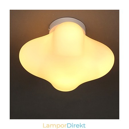 22*22Cm Samtida Och Sammandragen Enkelhuvud Lucky Grass Glaskupolljus