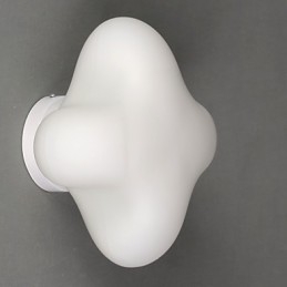 22*22Cm Samtida Och Sammandragen Enkelhuvud Lucky Grass Glaskupolljus