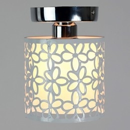 Modern Samtida Mini Style Målning Metal Flush Mount