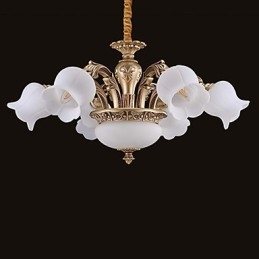 Modern Samtida Andra Metall Ljuskrona