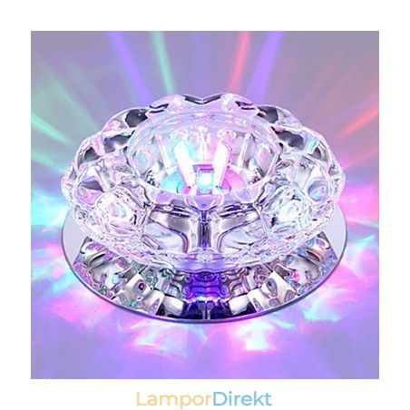 Kristall Taklampa Spotlight Smd 3W Creative Lamp Absorbera Kupolljus Kristall Taklampa Spotlight Smd 3W Creative Lamp Absorbera Kupolljus