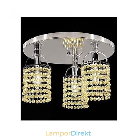 Modern Och Modern Kristall Galvaniserad Metallkrona Flush Mount Modern Och Modern Kristall Galvaniserad Metallkrona Flush Mount