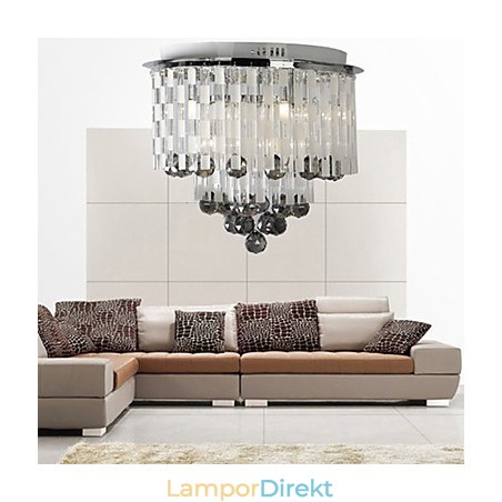 Crystal Semi Flush Mount Med 8 Lampor Crystal Semi Flush Mount Med 8 Lampor