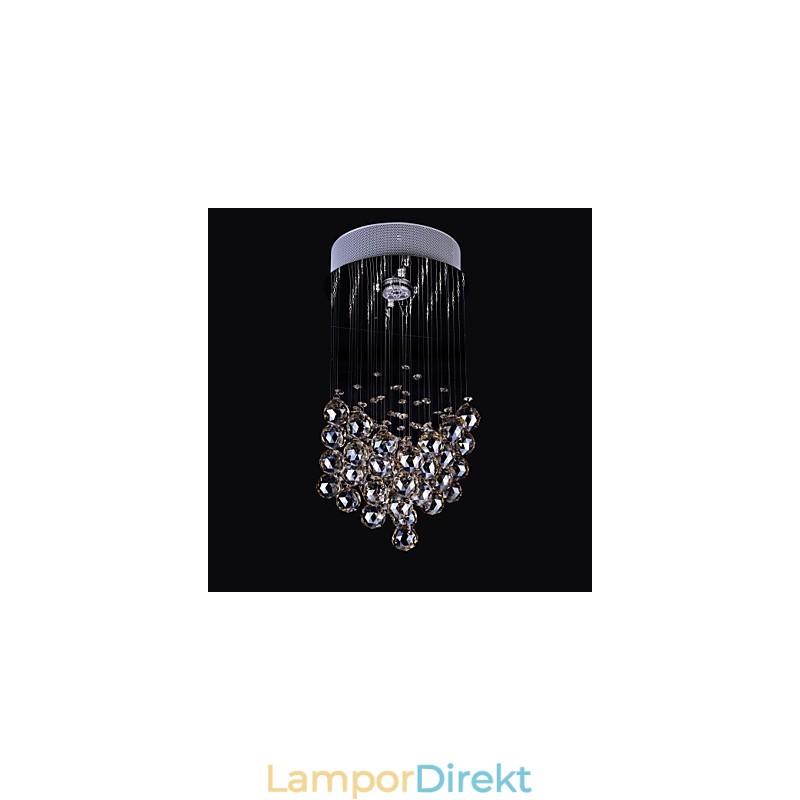 1 Ljus Klart Ljus K9 Kristallkrona Lampa