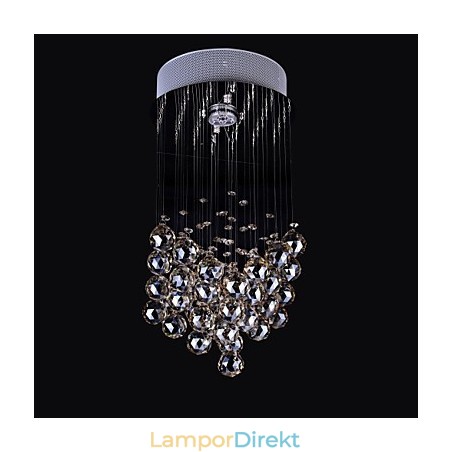 1 Ljus Klart Ljus K9 Kristallkrona Lampa