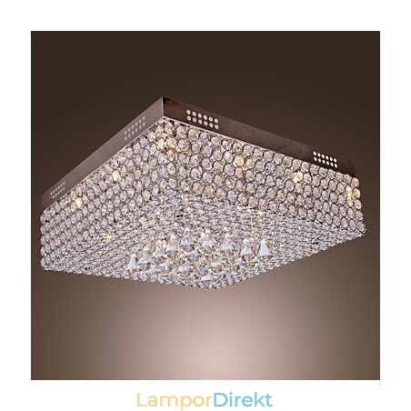 Taklampa Med Kristallpärlor Med 45 Färgstarka Taklampa Med Kristallpärlor Med 45 Färgstarka