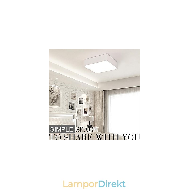 Modern Samtida Målning Metall Flush Mount Light