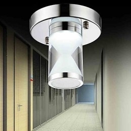 Modern Och Modern Krommetall Infälld Lampa