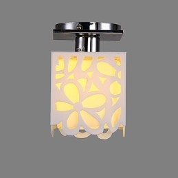 Rustik Lodge Mini Style Elektropläterad Flush Mount Light