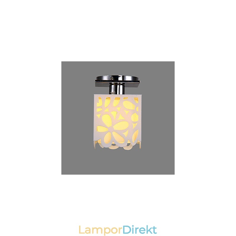 Rustik Lodge Mini Style Elektropläterad Flush Mount Light