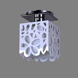 Rustik Lodge Mini Style Elektropläterad Flush Mount Light