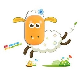 9*6*Kul Att Leka Med Creative Spirit Intelligent Light Control Small Night Light Barn Vägglampa Lights