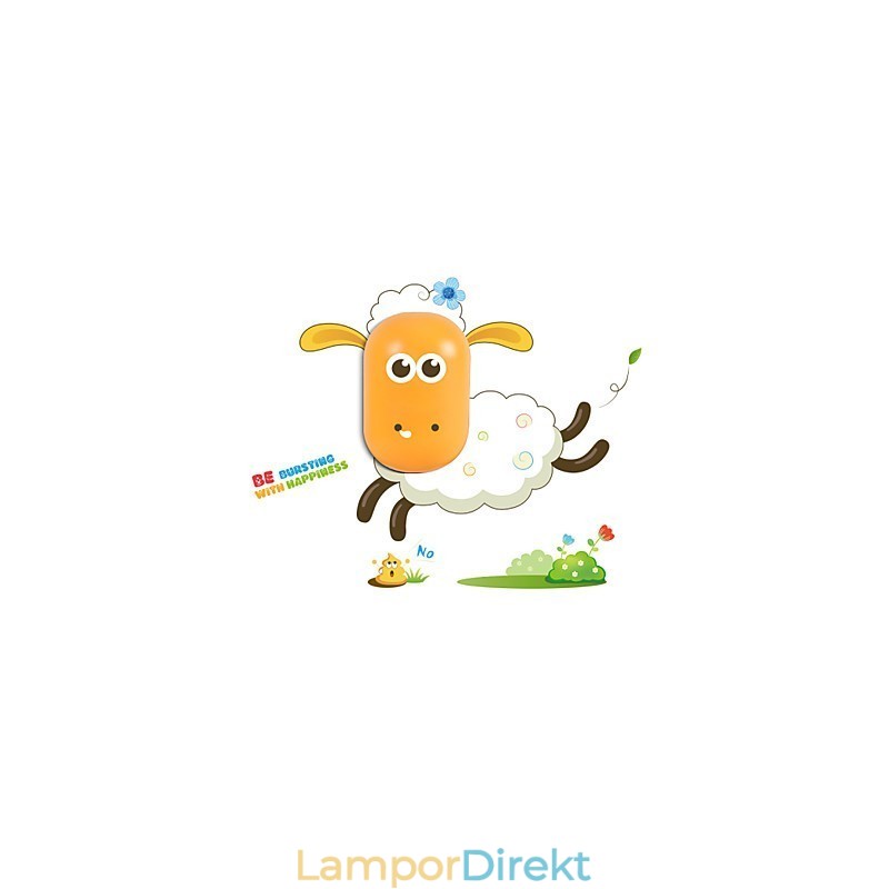 9*6*Kul Att Leka Med Creative Spirit Intelligent Light Control Small Night Light Barn Vägglampa Lights