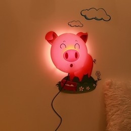 Gris, Högtemperaturbeständigt Plastljus Och 10 C Kan Ta Bort Creative 3D-Vägglampa För Väggpapper