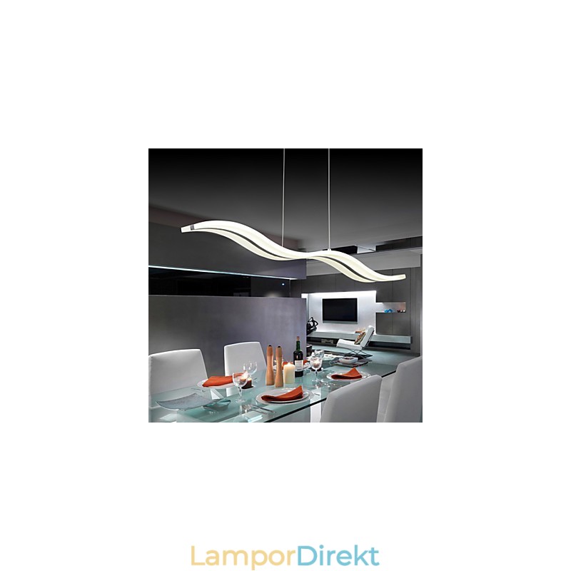 Modern Och Modern Taklampa I Krom
